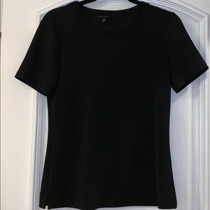 Black thick textured T-shirt